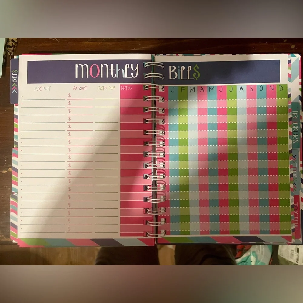Denise Albright Budget Binder™ Bill Tracker Financial Planner | Geo Design. NEW